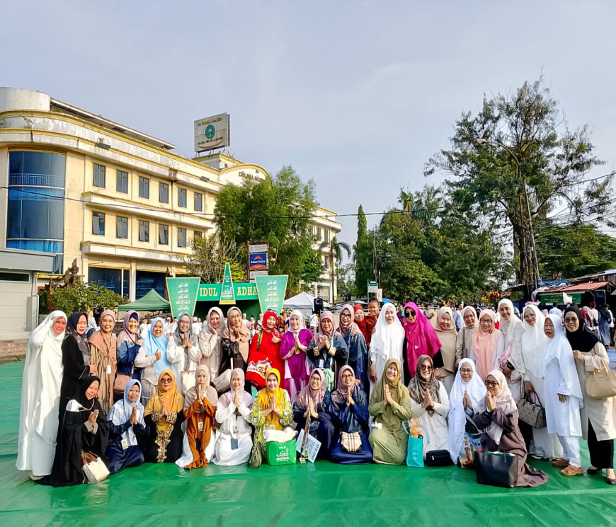 Idul Adha 1446H di masjid Baitul Hikmah BSD : Sholat Idul Adha 1446H dan Tebarkan Qurban Wujud Kepatuhan, Keikhlasan dan Kepedulian