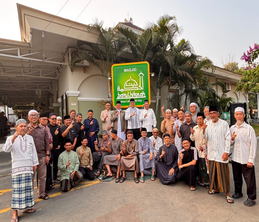 Perkuat Identitas dan Citra : Masjid Baitul Hikmah BSD Resmikan Signage dan Landmark